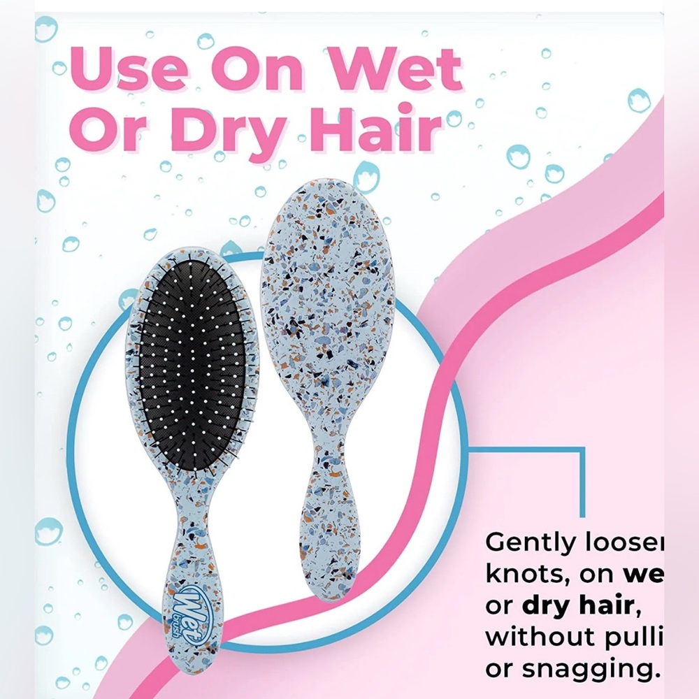 Wet Brush Original Detangler Supercharged Sky Hair Brush - Picture 7 of 7